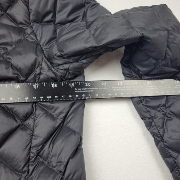 Uniqlo Diamond Quilted Down Coat Women L Long Jacket Lightweight Packable - Picture 7 of 14